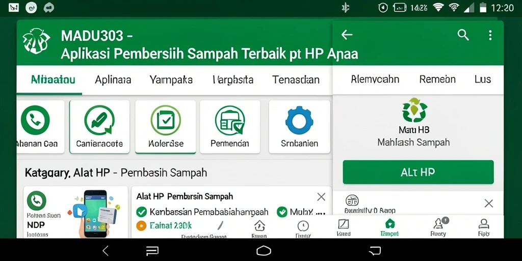 Tampilan antarmuka MADU303 yang user-friendly dan fungsional.