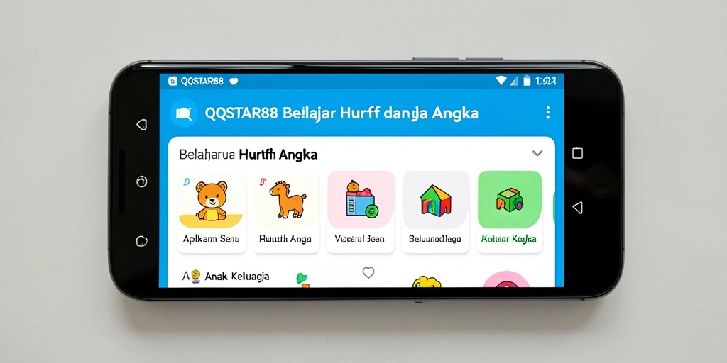Tampilan antarmuka QQSTAR88 yang menarik dan edukatif.
