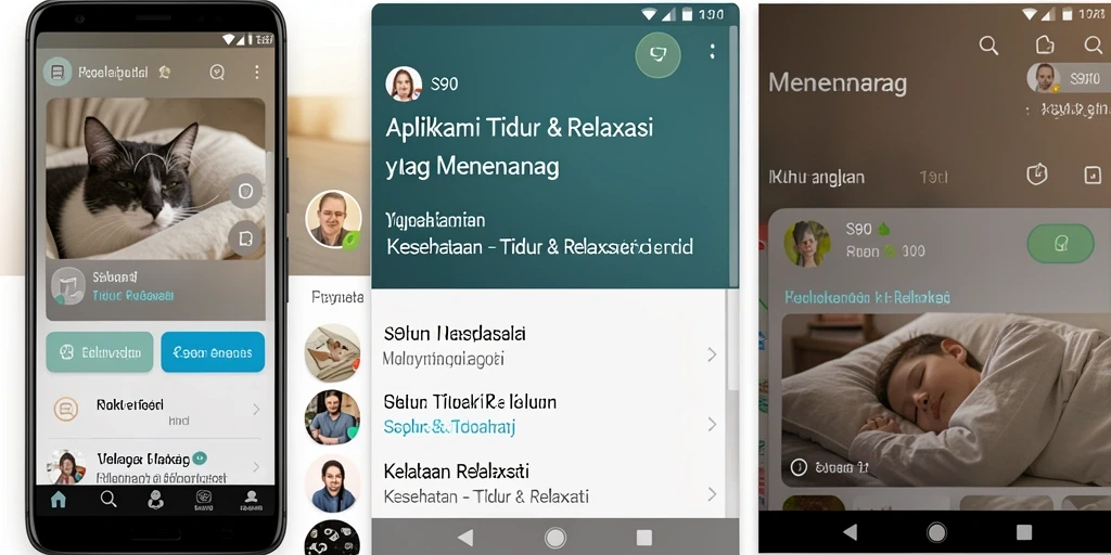 Antarmuka aplikasi S80 menyajikan fitur relaksasi yang intuitif.