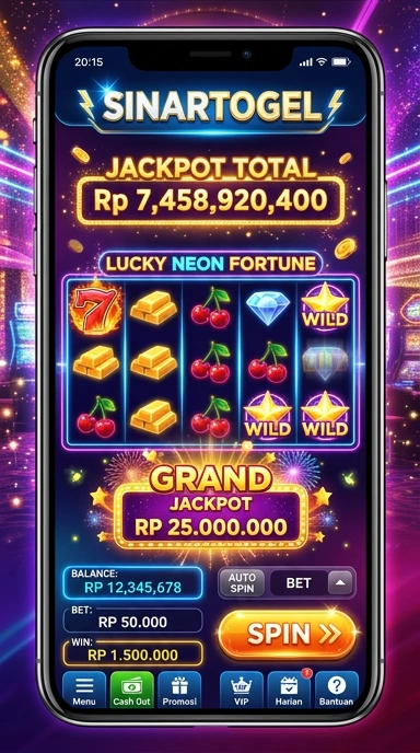 sinartogel tampilan beranda