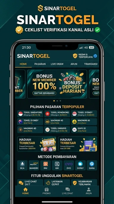Halaman Resmi Sinartogel untuk Pengguna Android